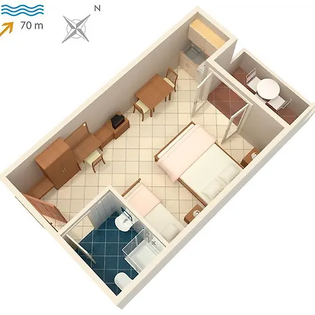 Apartmán Studio 3248l Vinjerac